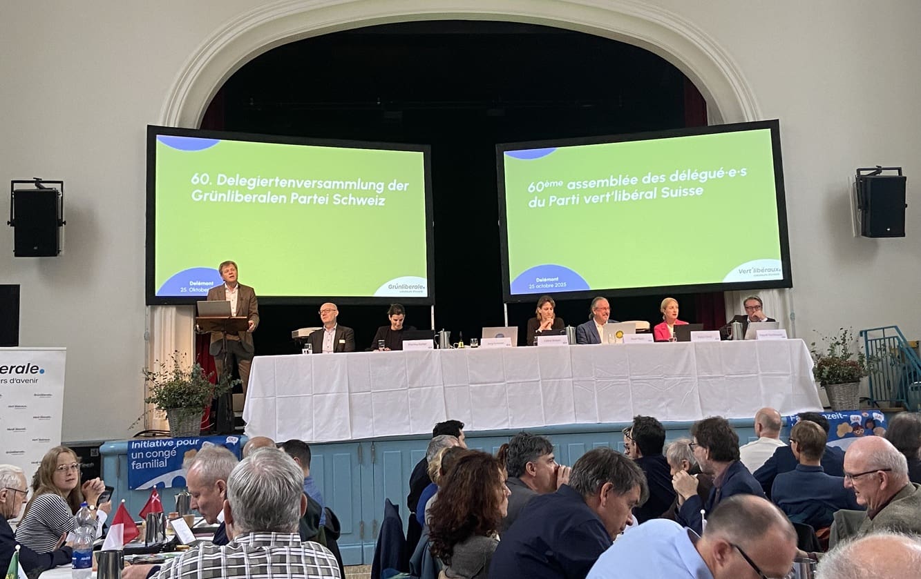 Delegiertenversammlung der Grünliberalen Partei in Delémont