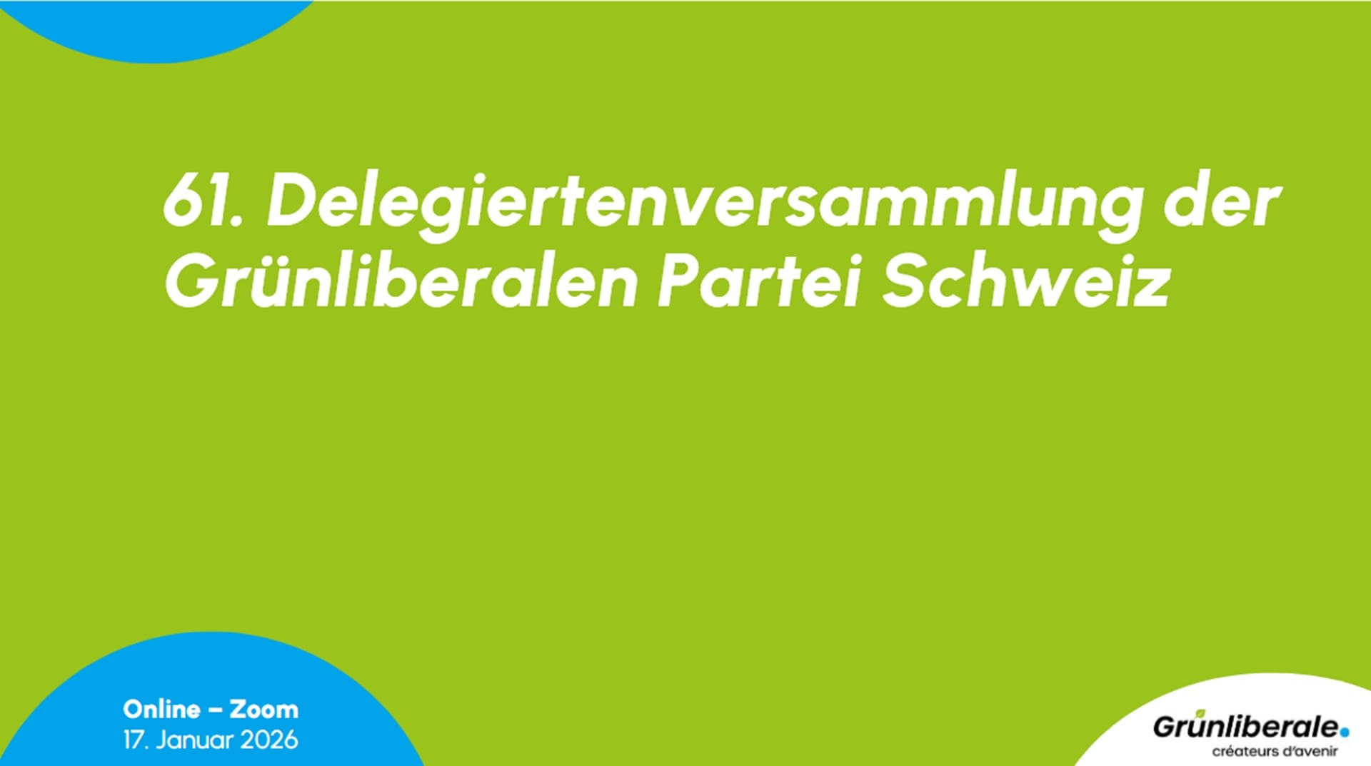 GLP-Delegiertenversammlung